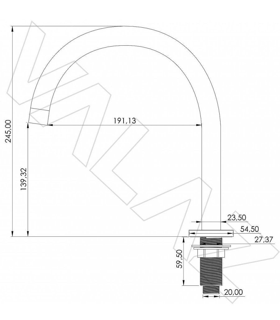 Grifos De Cocina Y Ba O Todobaño | Grifo De Lavabo Encastrado Arag N Oro Cepillado