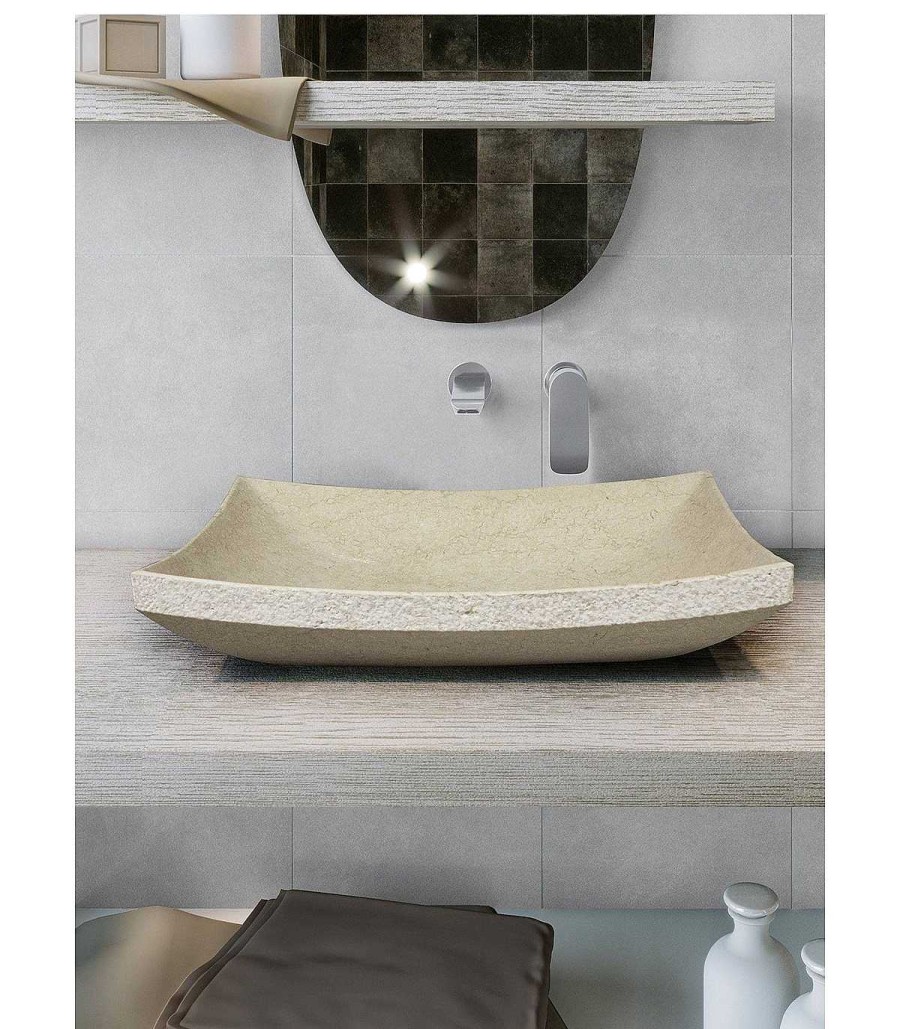 Lavabos Y Encimeras Todobaño | Lavabo De M Rmol Beru Beige