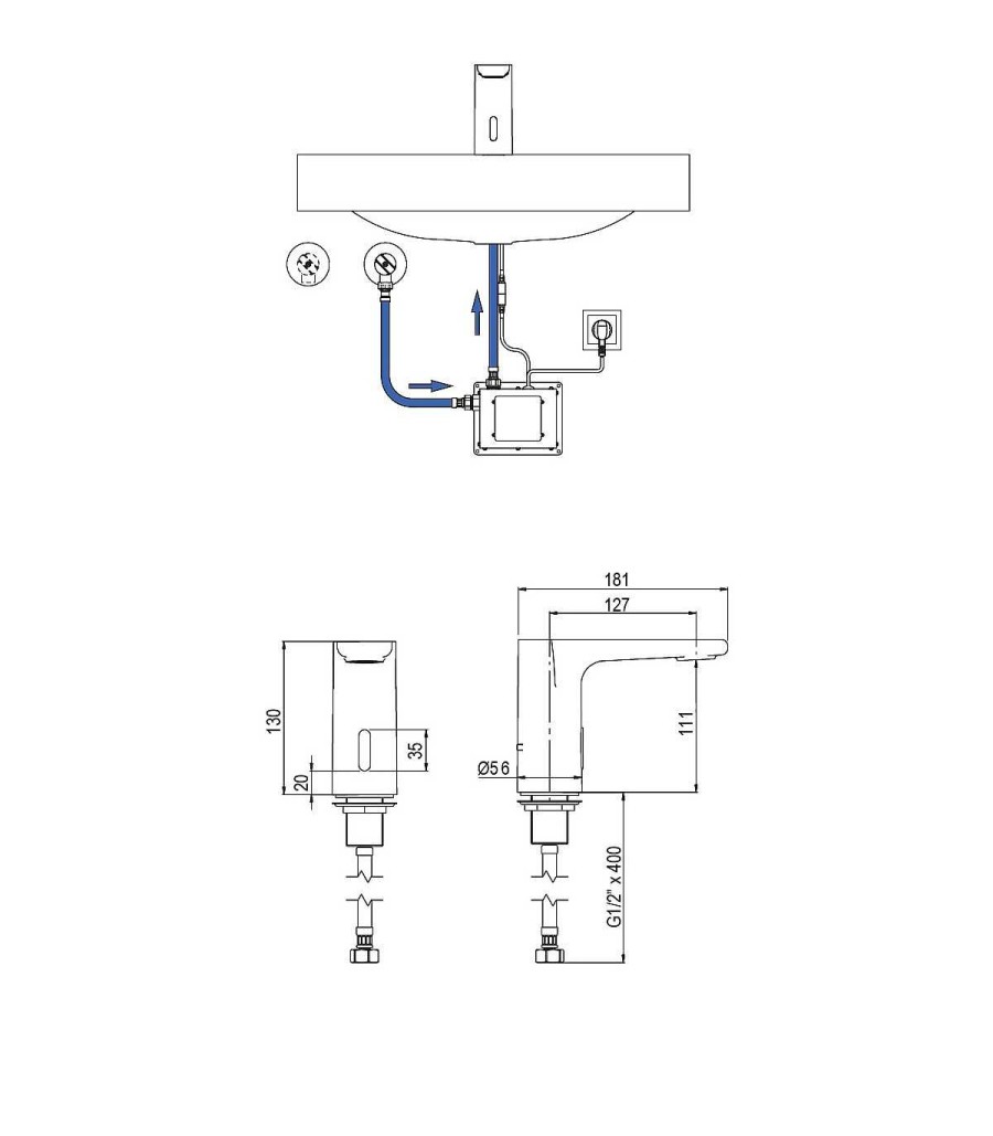 Grifos De Cocina Y Ba O Todobaño | Grifo Electr Nico Fiji One