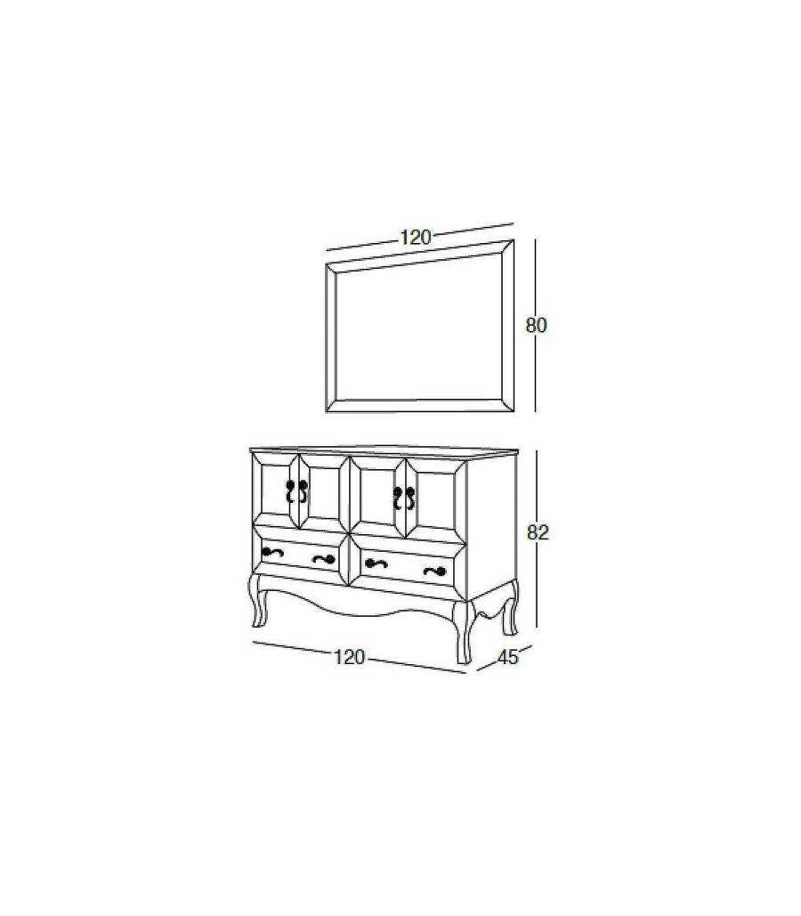 Muebles De Ba O Todobaño | Mueble De Ba O Estefania Doble Seno