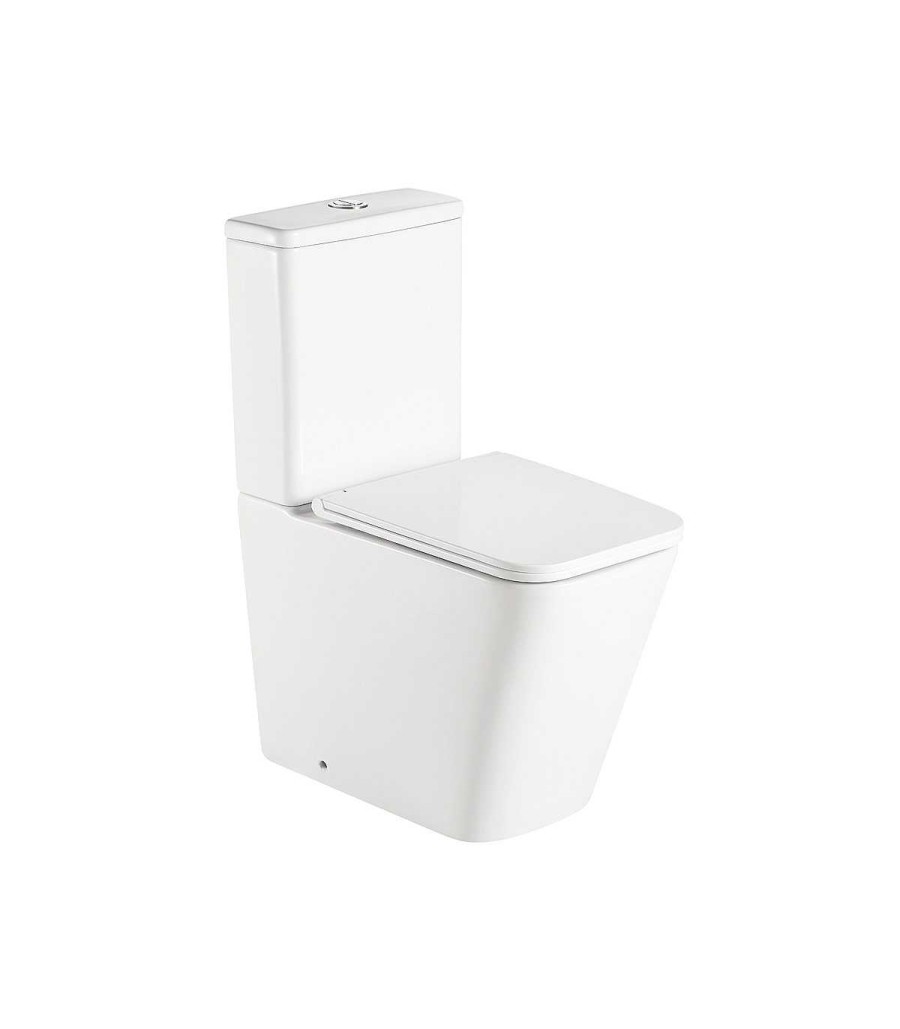 Sanitarios Todobaño | Inodoro Compacto A Pared Cube Blanco