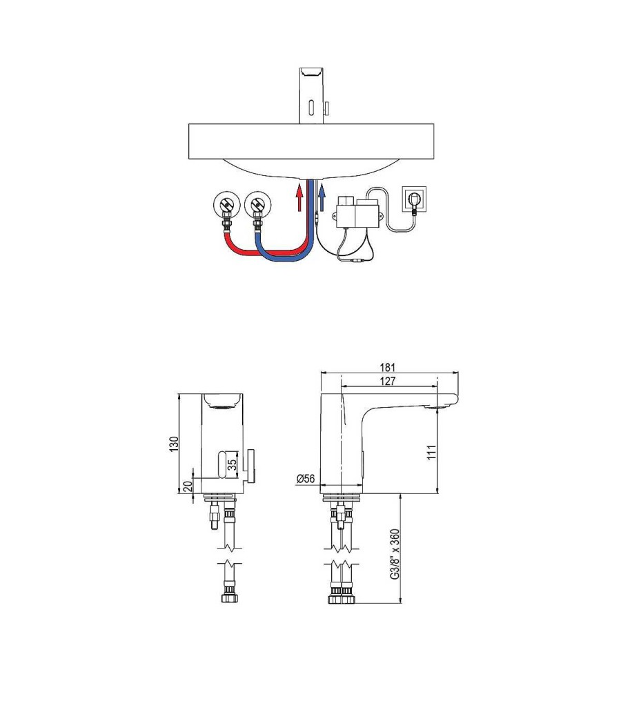 Grifos De Cocina Y Ba O Todobaño | Grifo Electr Nico Fiji Advance