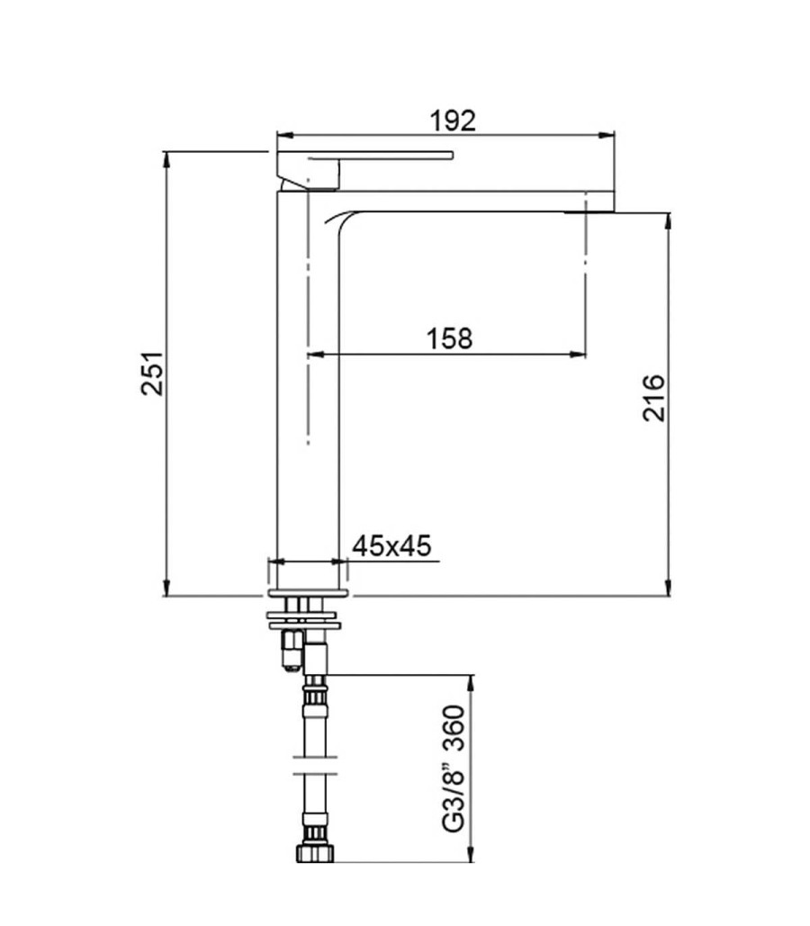 Grifos De Cocina Y Ba O Todobaño | Grifo De Lavabo Ca O Alto Alpha